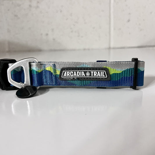 NEW (S) Arcadia Trail Unisex Lightweight 10-14” Dog Puppy Collar Aluminum D-Ring