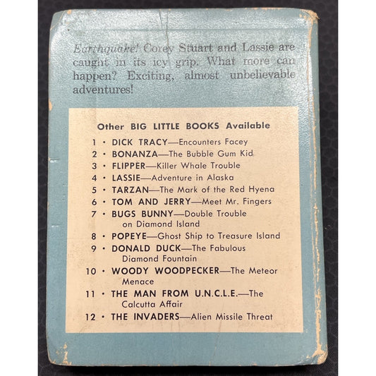 LASSIE ADVENTURE IN ALASKA by GEORGE S ELRICK Big Little Book Whitman 1967