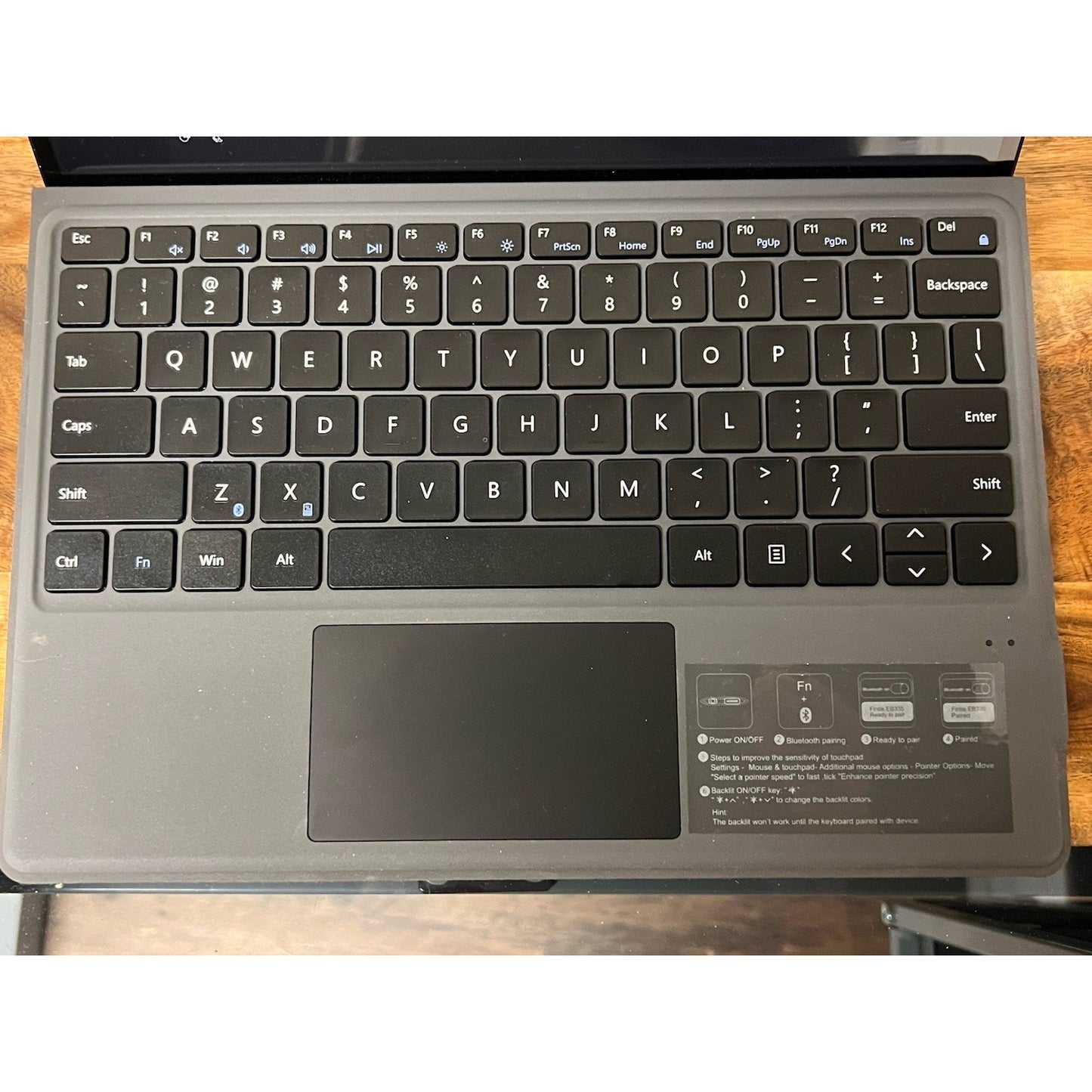 Microsoft Surface Pro X (Model 1876) 128 G w/ Keyboard And Kickstand - WORKING