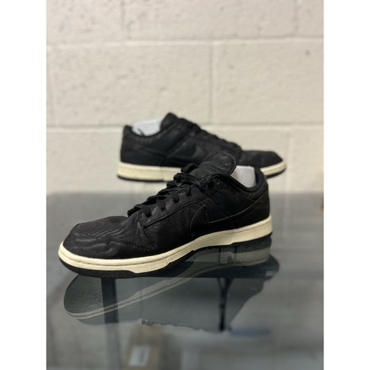 Size 11.5 - Nike Dunk Retro Premium Low Anthracite Black Canvas