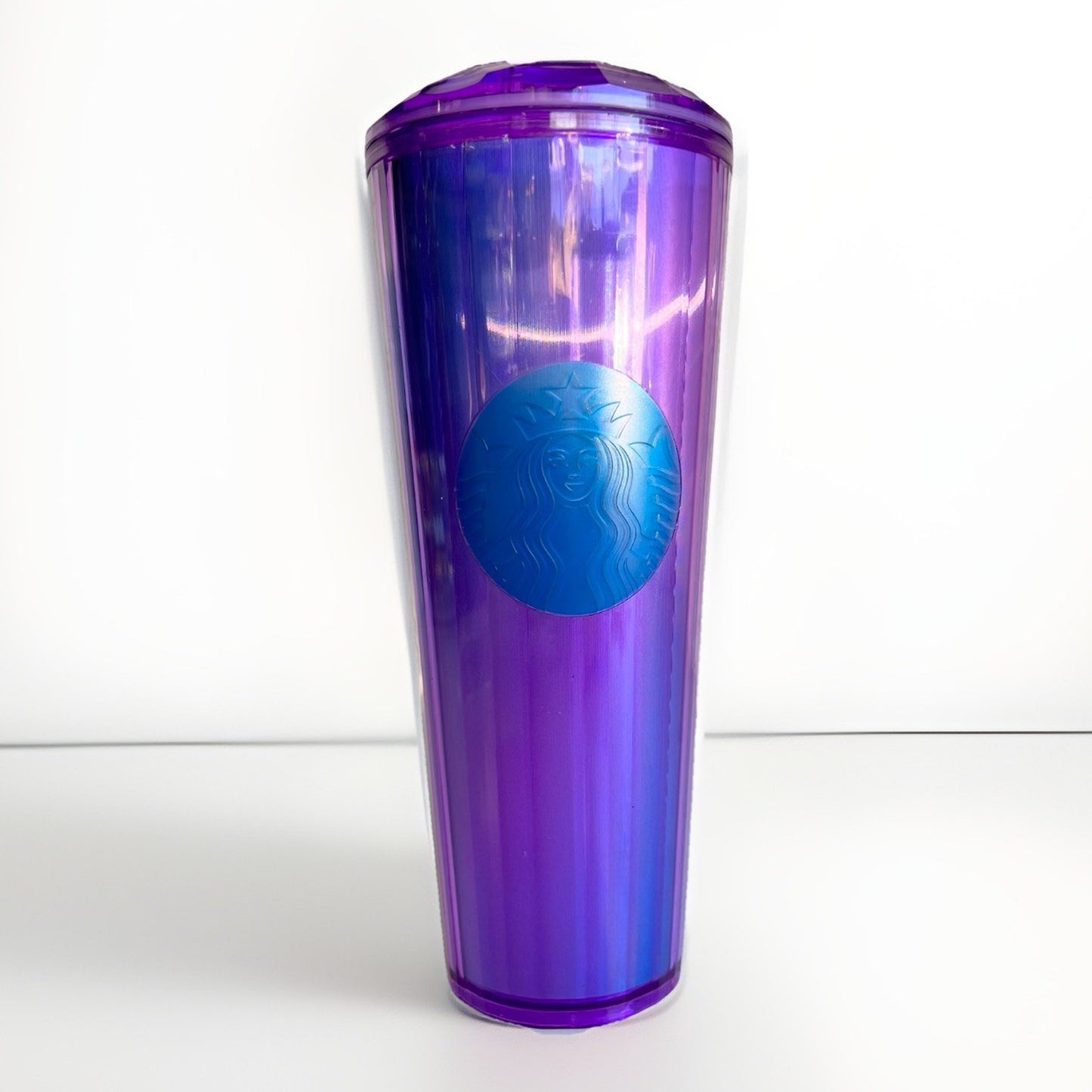 Starbucks Tumbler Summer 2022 Wisteria Purple Kaleidoscope Dome Cold Cup 24oz