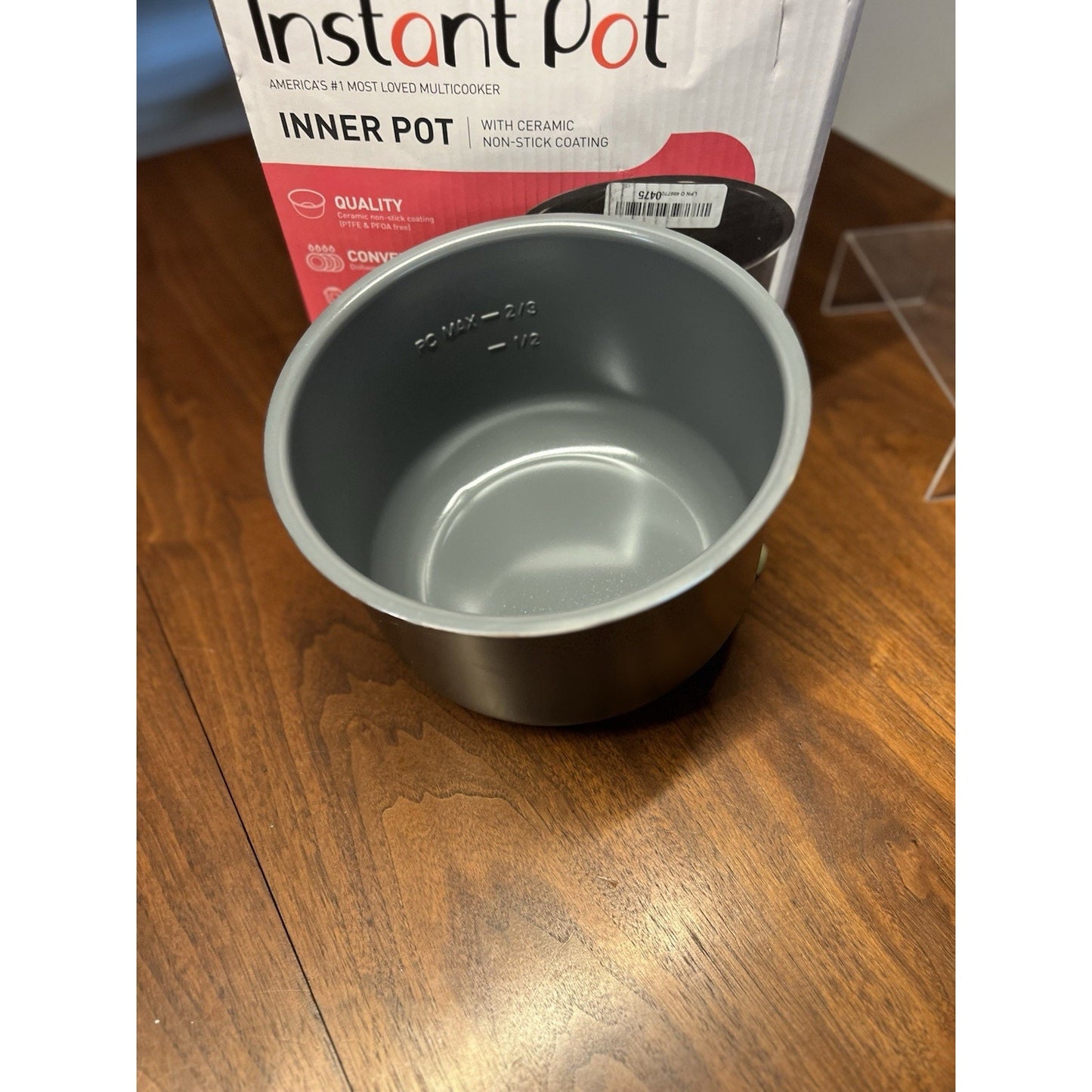NOB Instant Pot 6 Qt Inner Pot Ceramic Non-Stick Coating Replacement Pot