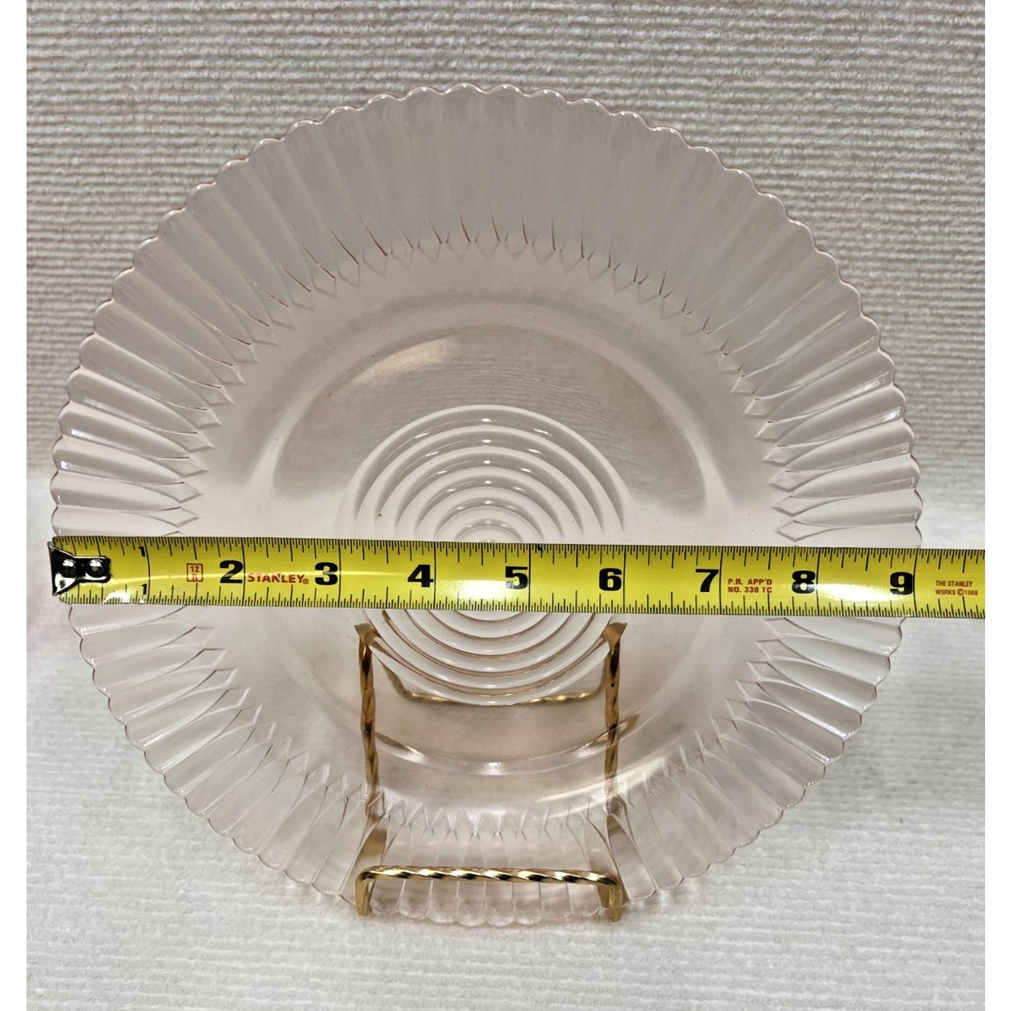 Vtg 1930's Macbeth Evans Pink Petalware Depression Glass 16pc 4 Place Setting