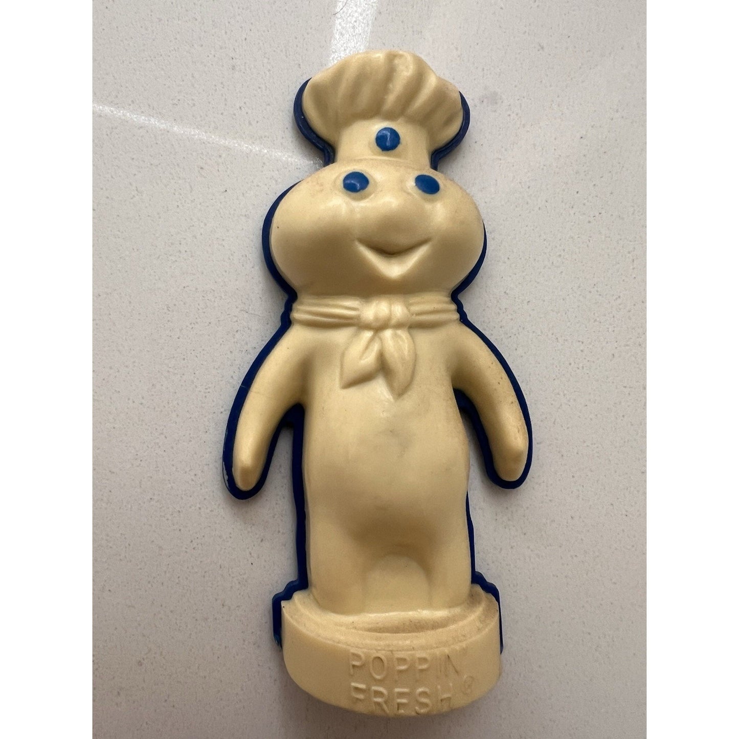 Vintage Pair of Pillsbury Dough Boy Pop N Fresh & Poppie Refrigerator Magnets