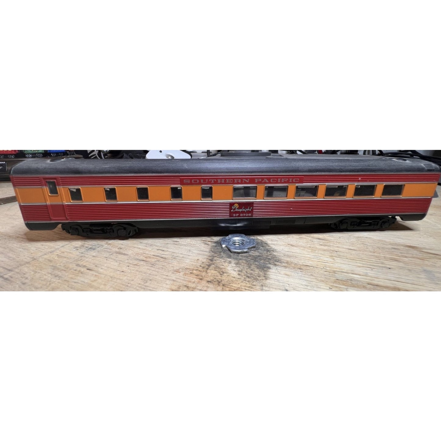 Vintage Bauchman Southern Pacific Daylight Smooth-Side Baggage Train Car