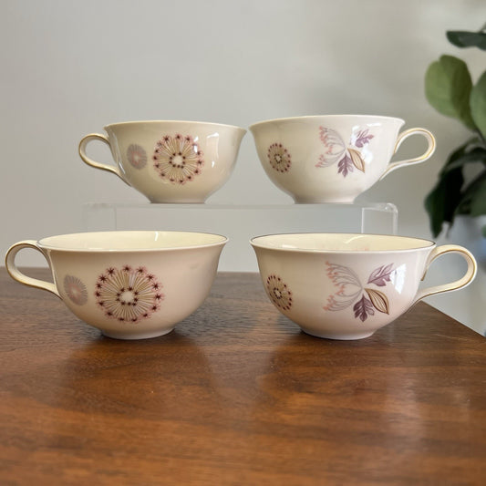 Theodore Haviland Meadow Lace Teacups Romantic Floral Feminine Delicate Dainty