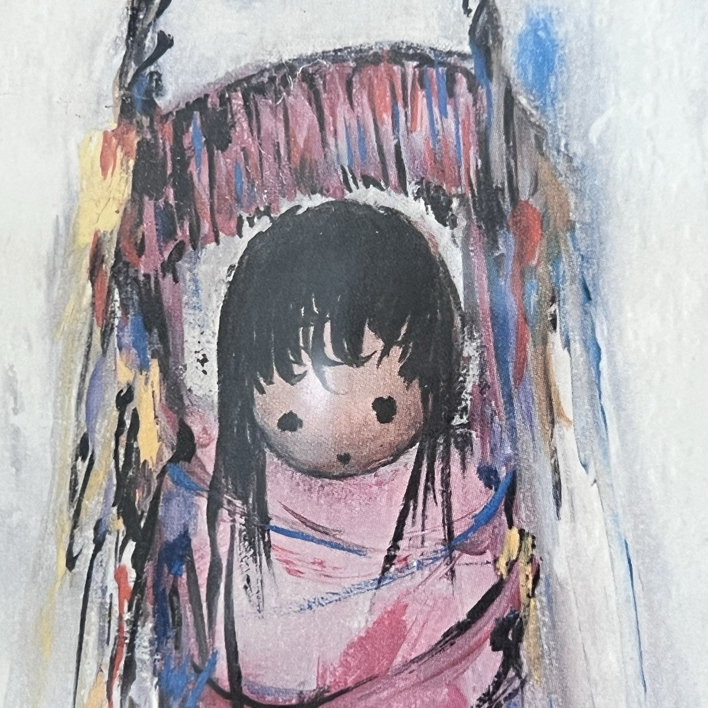 Ted DeGrazia "Pink Papoose” Signed