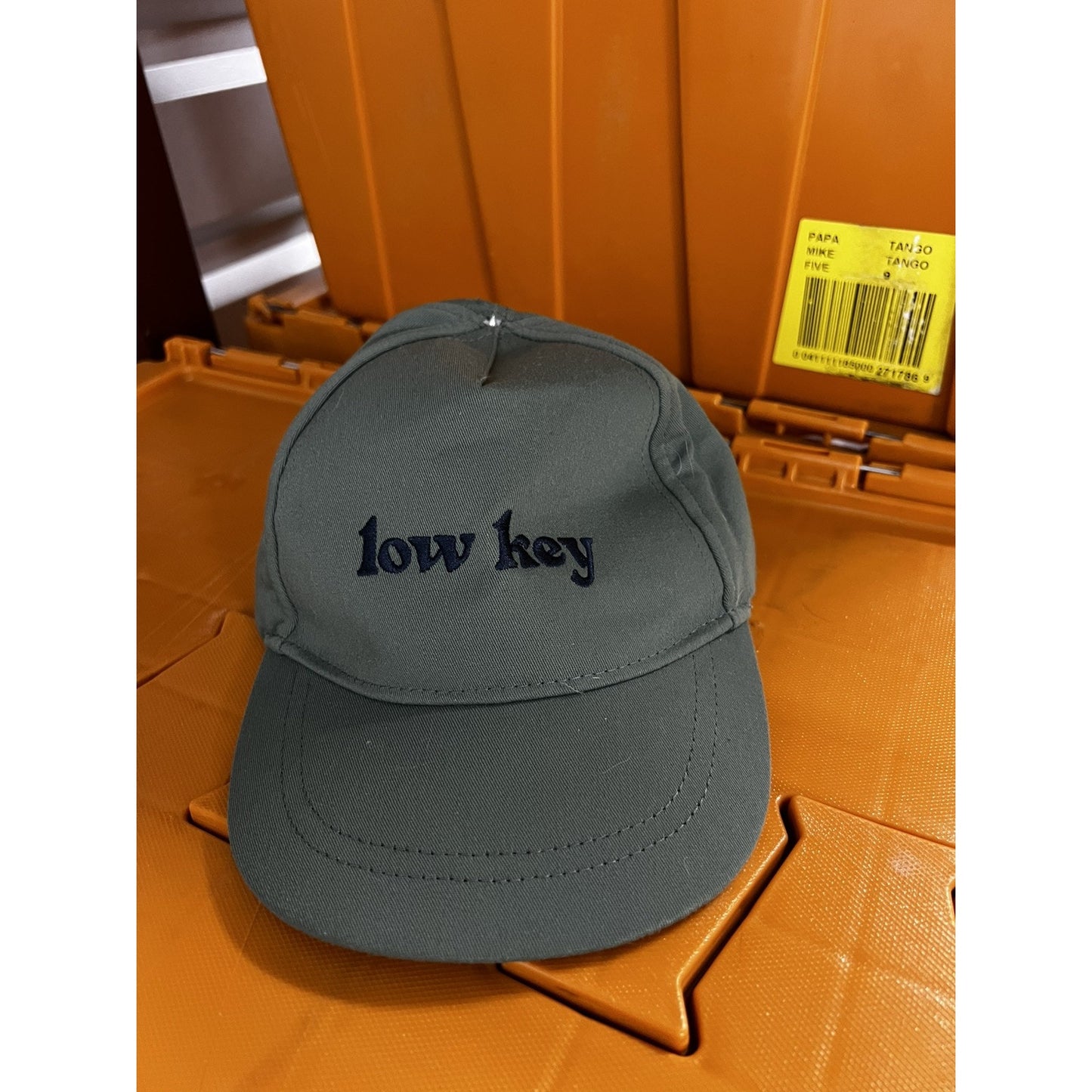 Top Paw Gray “Low Key” Adjustable Pet Baseball Hat Size L/XL