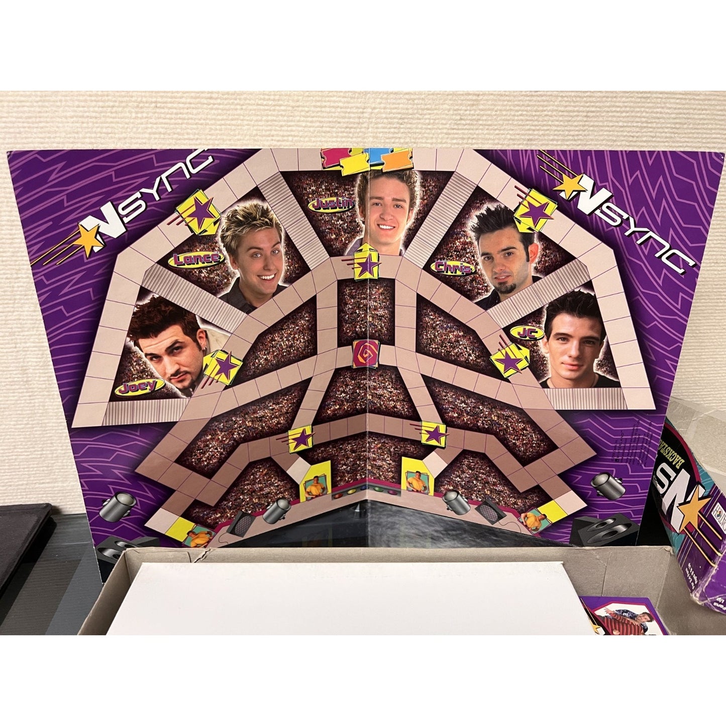 vintage 2000 NSYNC Backstage Pass board game by Patch Products Retro Design