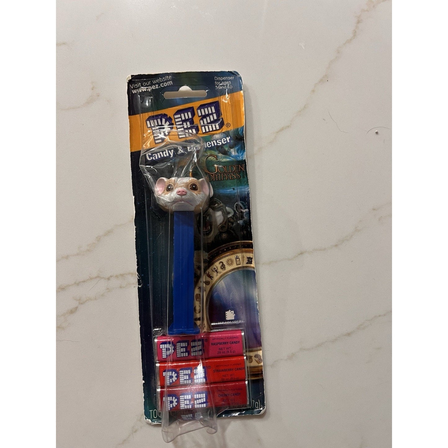 Vintage Pantalaimon (Pan) PEZ Dispenser From Golden Compas Movie - UNOPENED