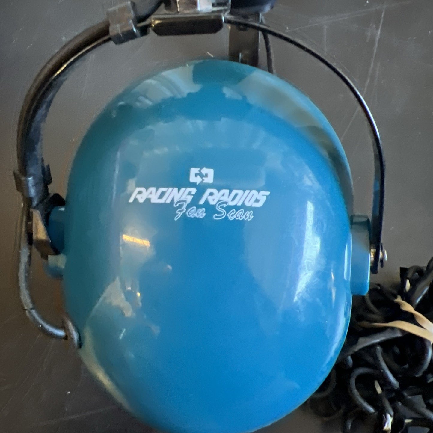 Racing Radios For Sean headphones designed for NASCAR racing. Working