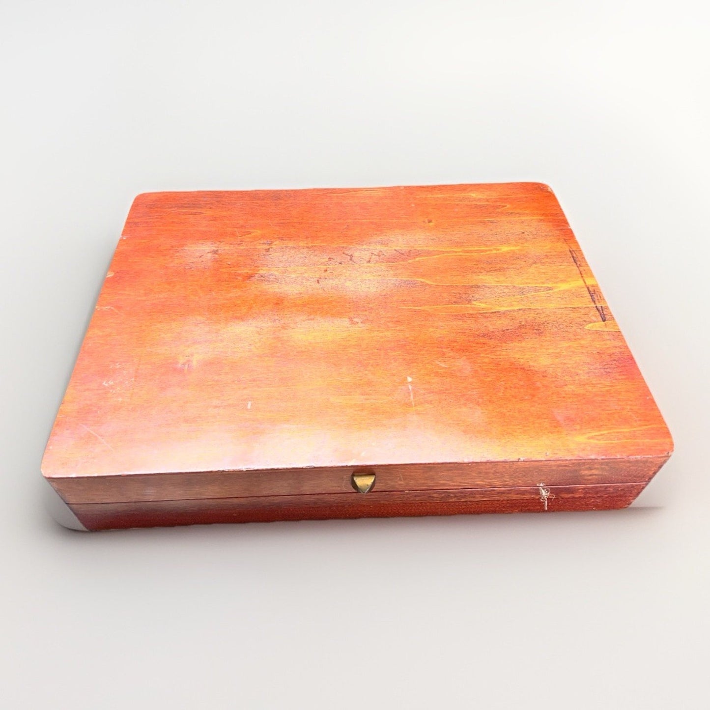 Vintage MCM Nakens Tarnish Resistant Silverware Chest 15.5”l x 11”d x 3.25”t