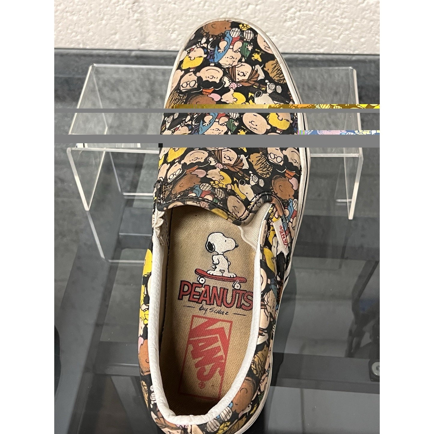 Vans x Peanuts Classic Slip-On "The Gang" Sneakers Mens Size 7.5