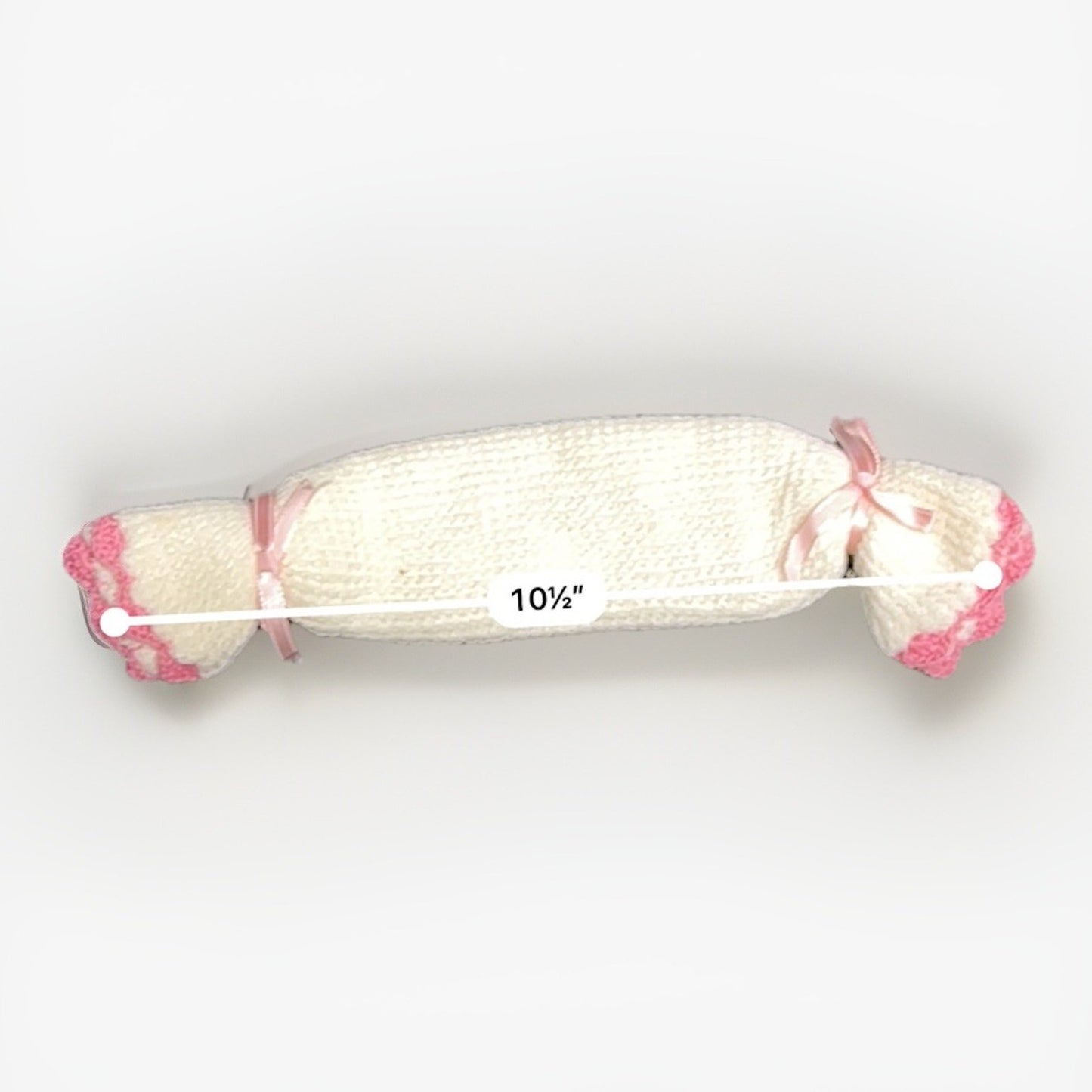 Vtg White & Pink Infant Outfit Hat Blanket Wrap Buster Brown Toe To Crown Box