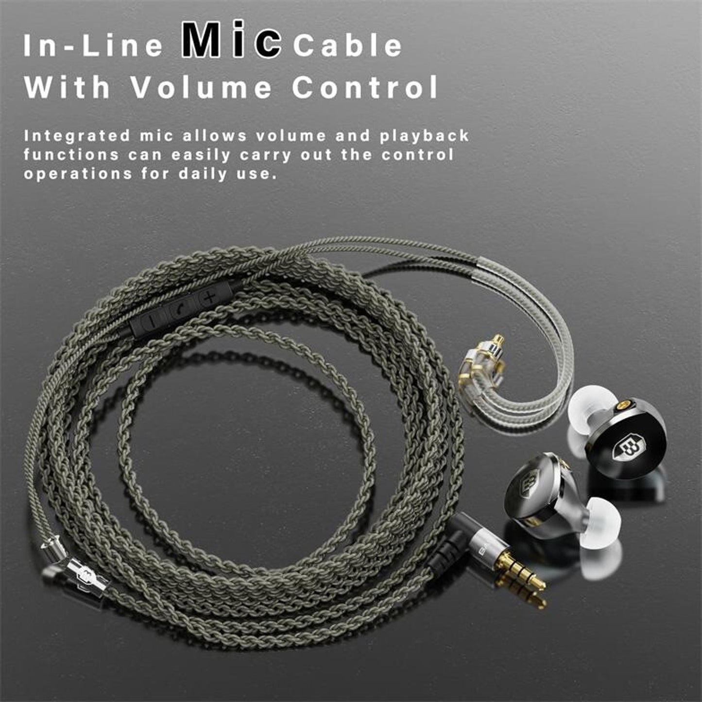 New BASN MTPro In-Ear Monitors 14.5mm Planar HiFi IEM Headphones MMCX Connection