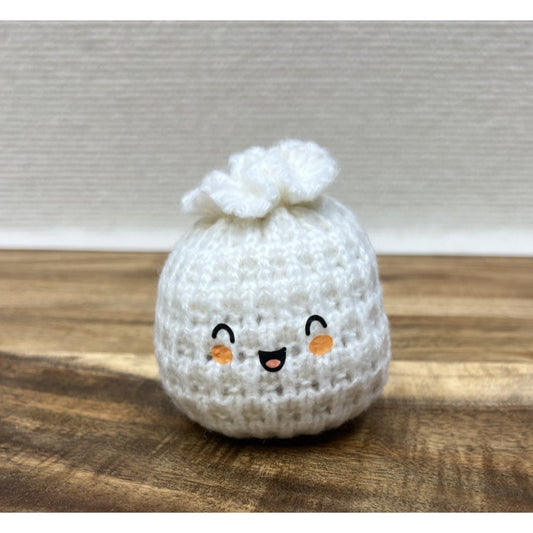 NEW Hand Crocheted Smiling Dumpling Foot Bag / Hackysack Durable Indoor/Outdoor