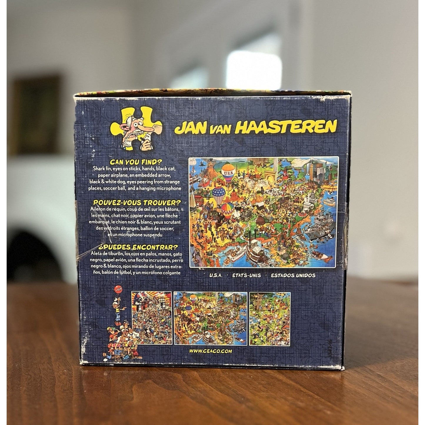 Jan Van Haasteren "Crowd Pleasers" 1000 Piece Jigsaw Puzzle USA Ceaco Comic