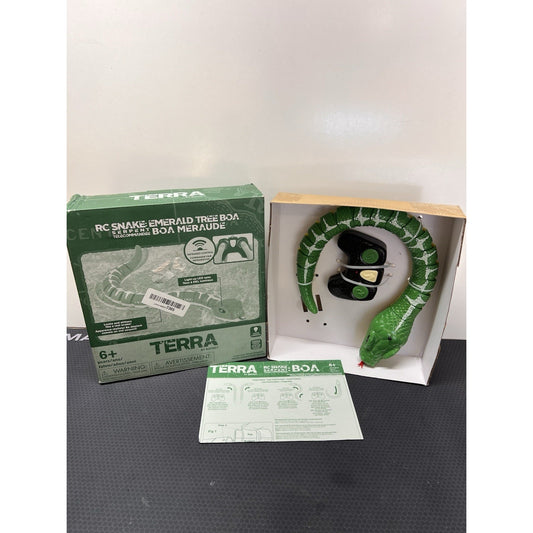 Terra by Battat RC Emerald Tree Boa Snake Robot w/ LED Eyes & Realistic Movement