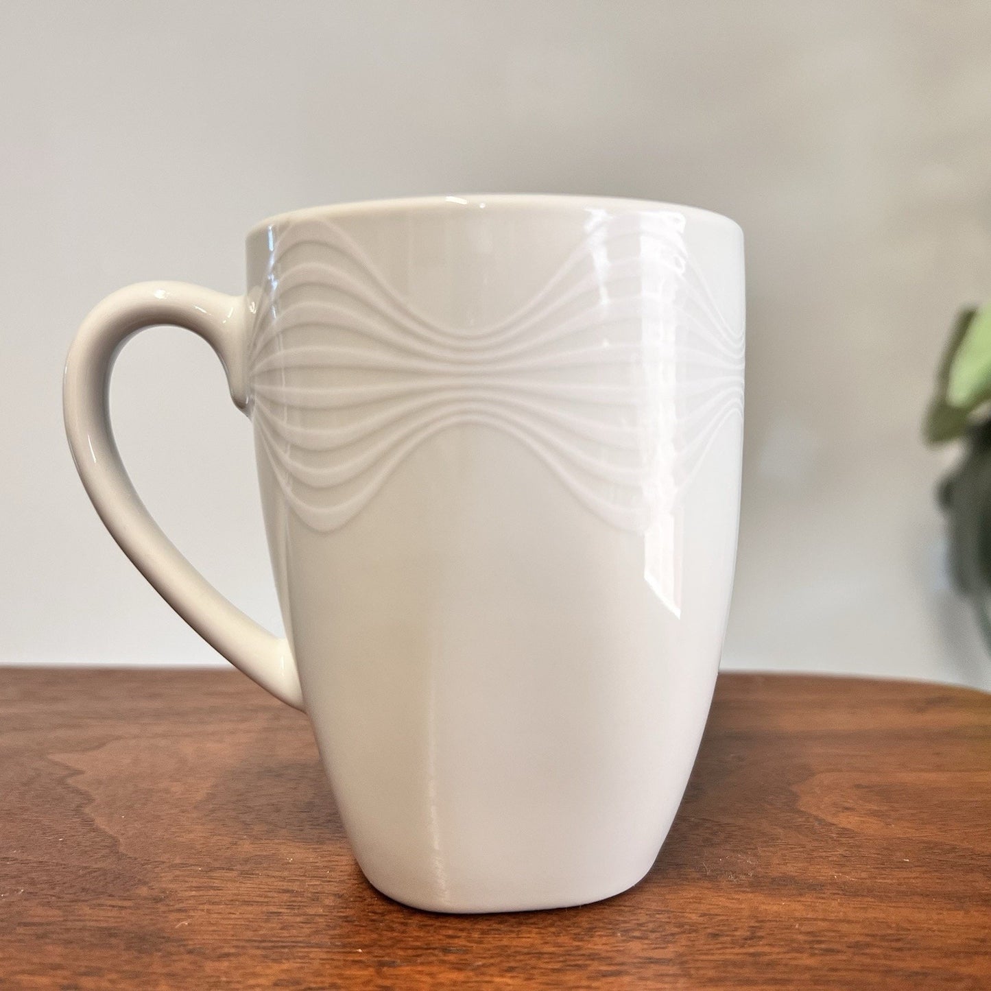 4 x Jonathan Adler Happy Home Lantern Mugs Coastal Contemporary Modern Japandi