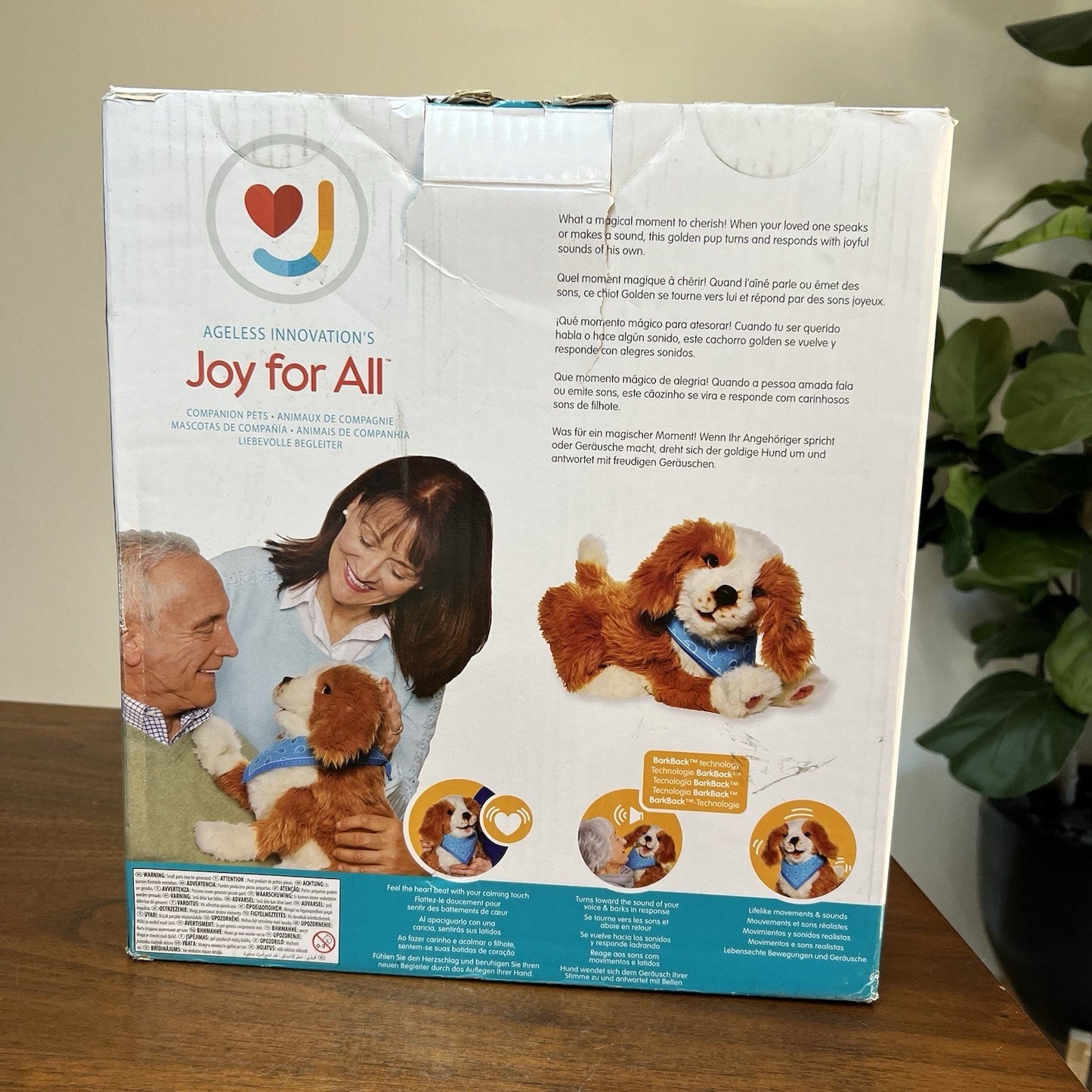 Ageless Innovations Joy For All Companion Pet Pup Interactive Dog Elderly Senior