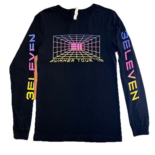 311 Summer Tour 2019 Concert Shirt (S) Long Sleeve Black Neon Unisex Jersey