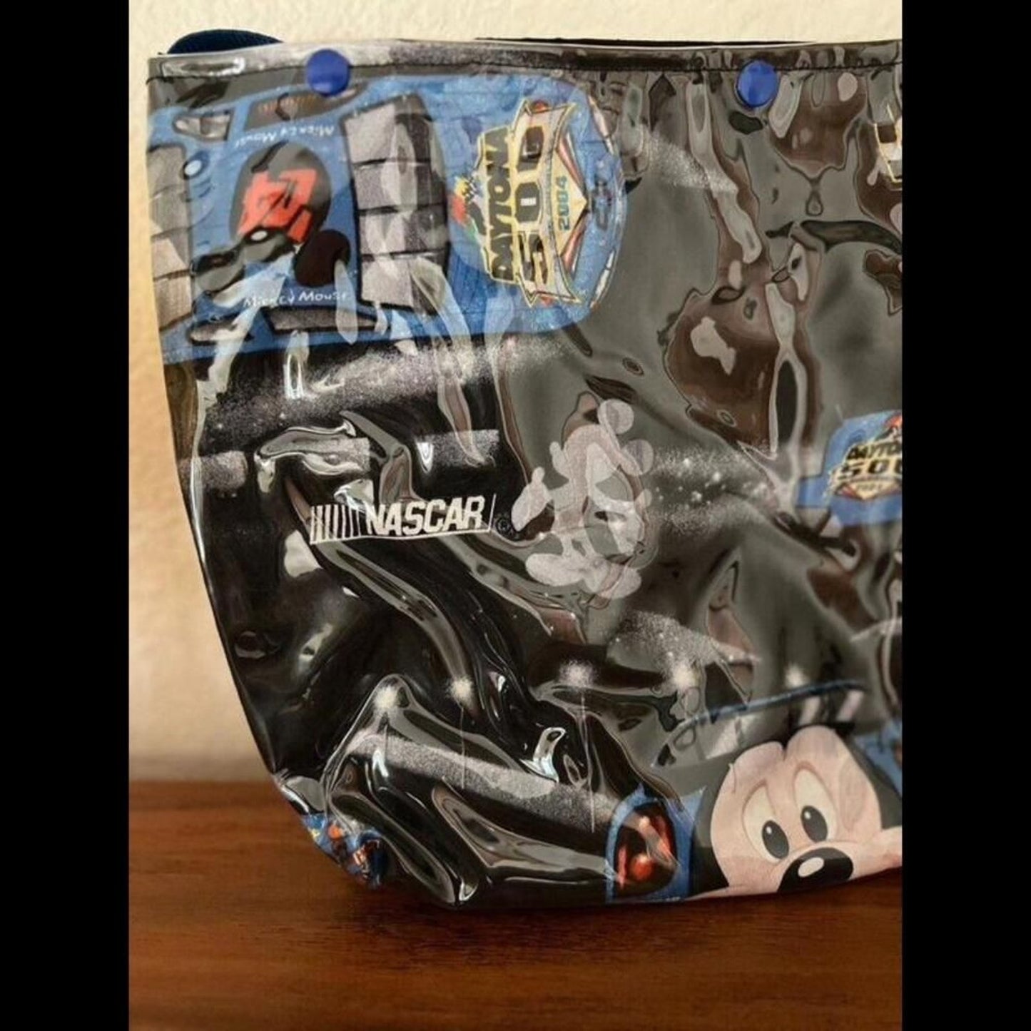 RARE Mickey Mouse 2004 Daytona 500 NASCAR Tote Bag Collectible Souvenir Disney