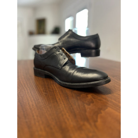 Cole Haan Black Leather Warren Cap Toe Oxford Dress Shoes Grand OS Mens Size 11