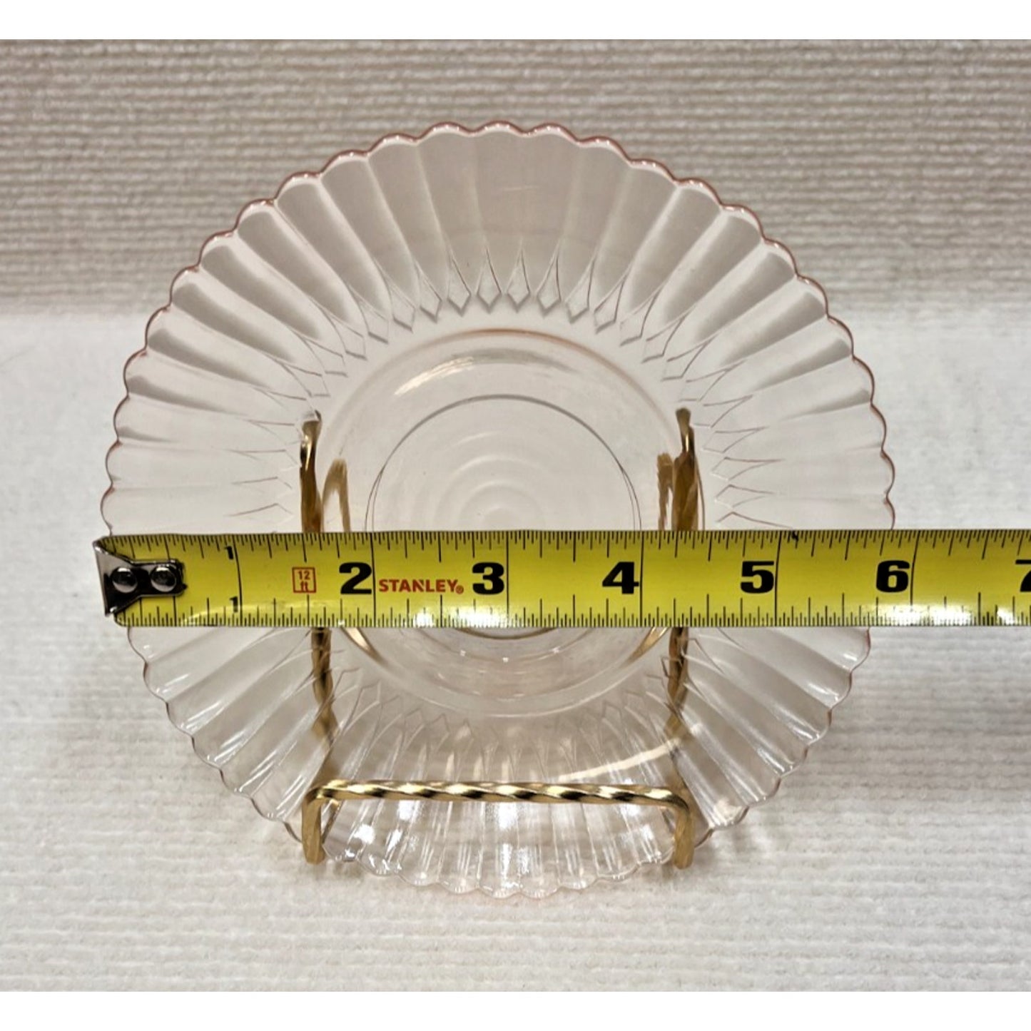 Vtg 1930's Macbeth Evans Pink Petalware Depression Glass 16pc 4 Place Setting