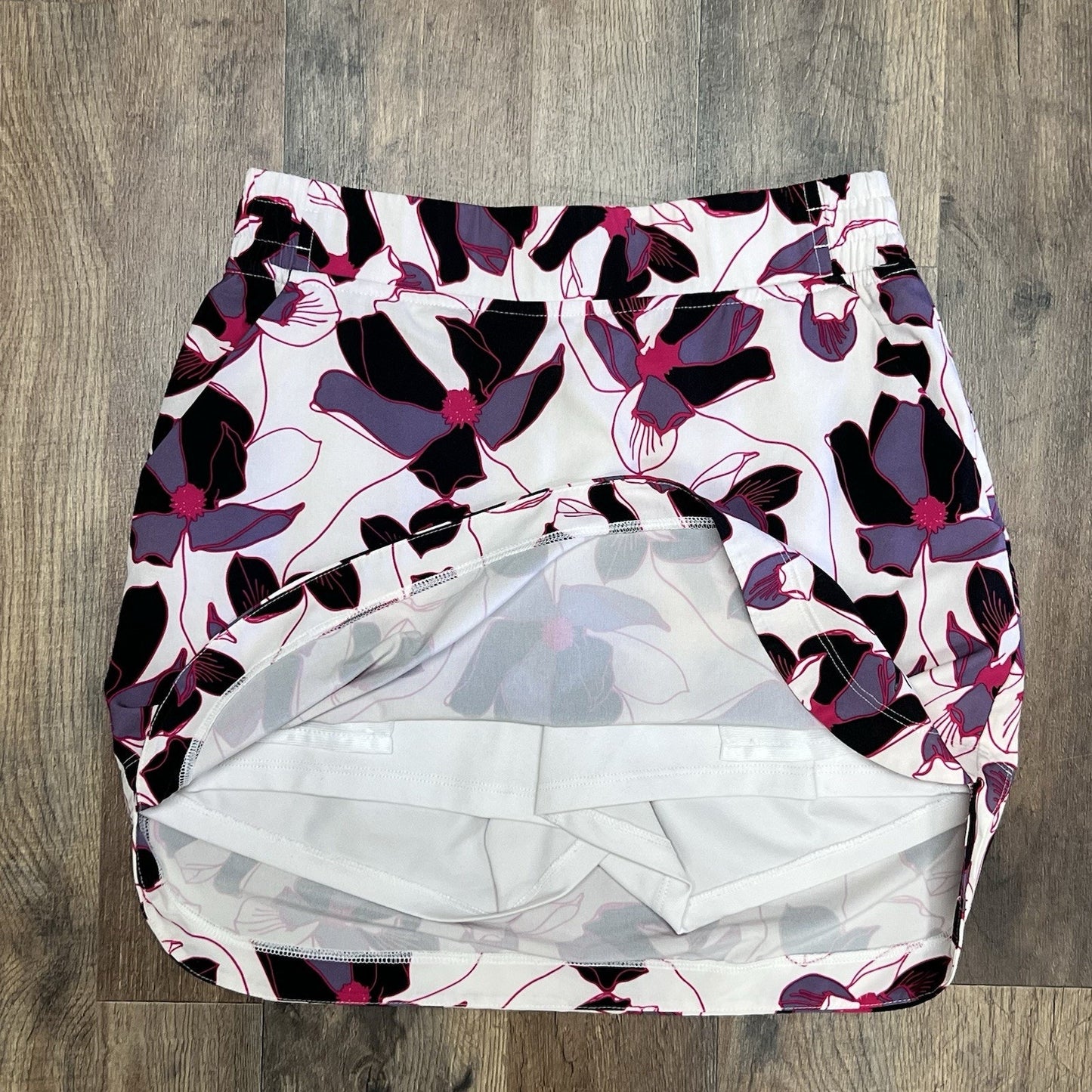 Slazenger Golf Skort XS 25” Women Hydro DRI Floral Pockets Stretch Tropical