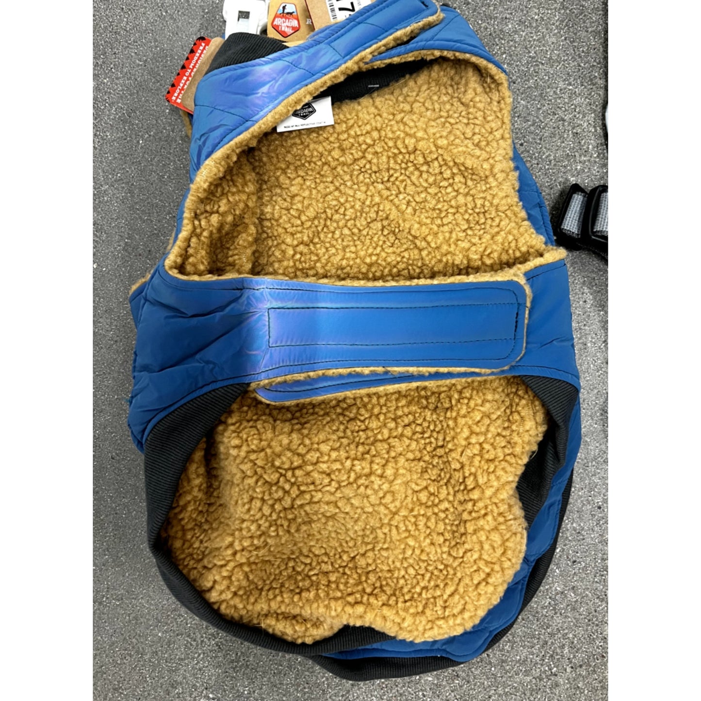 Arcadia Trail Ultra Reflective Jacket for Dogs in Blue or Pink Sizes XXL & M