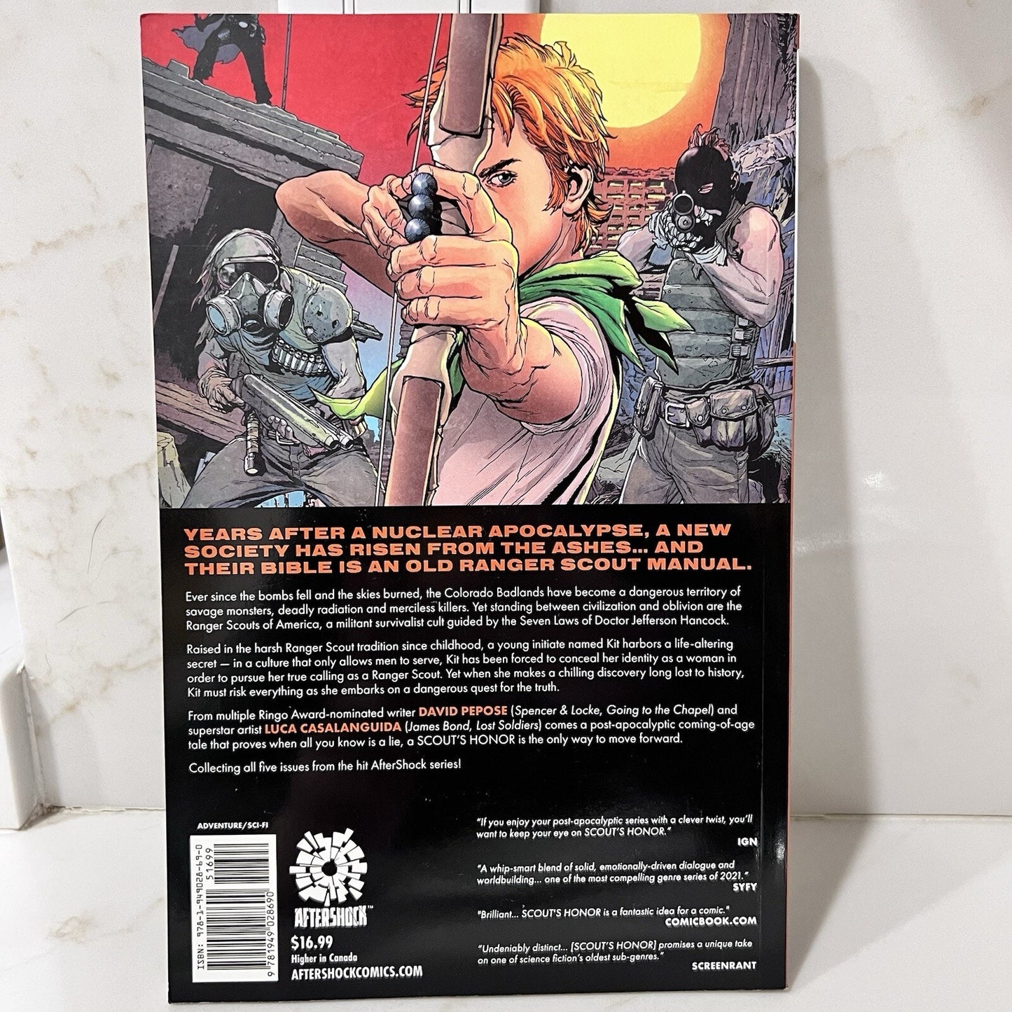 New “Scouts Honor” Graphic Novel Aftershock Comics 2021 Post-Apocalyptic Unique