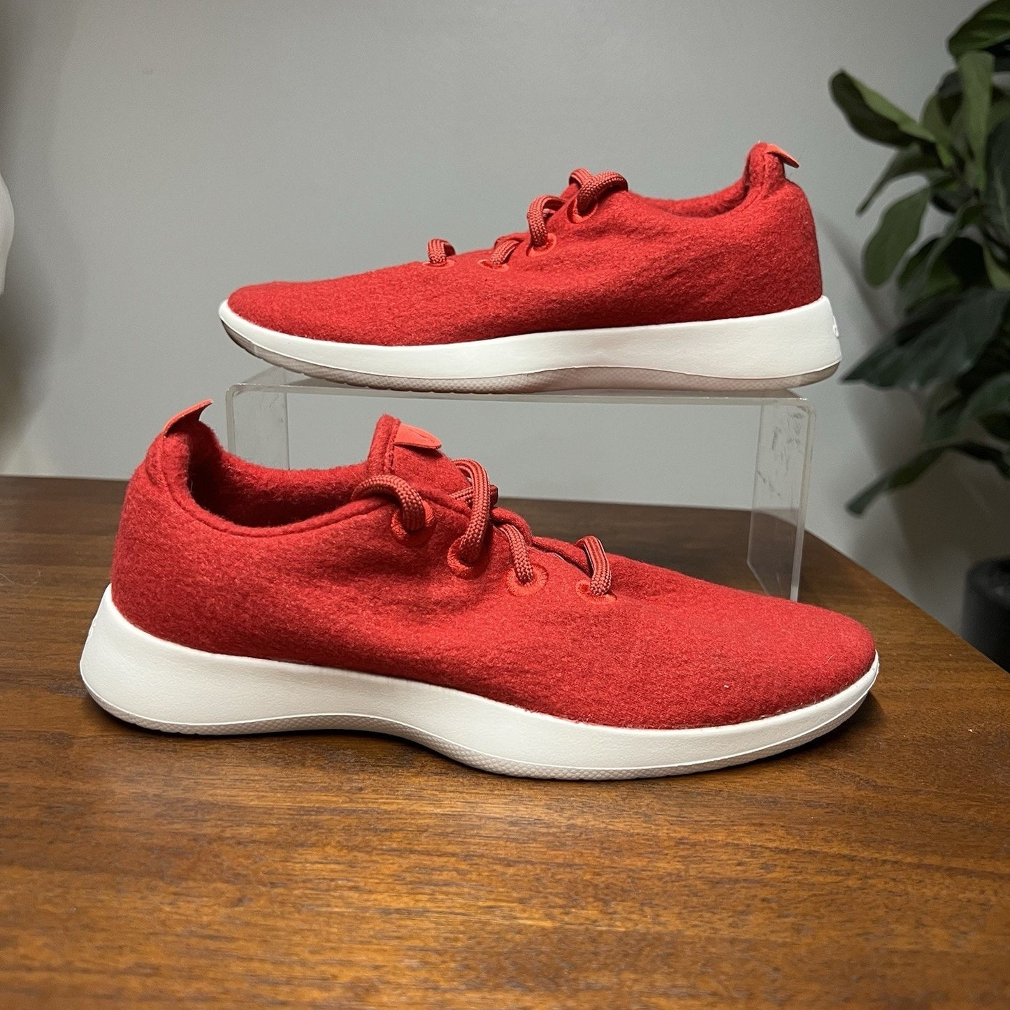 Allbirds Sz 6 Ltd Edition Wool Runners Tuke Marinara Red Washable Sneaker Shoe