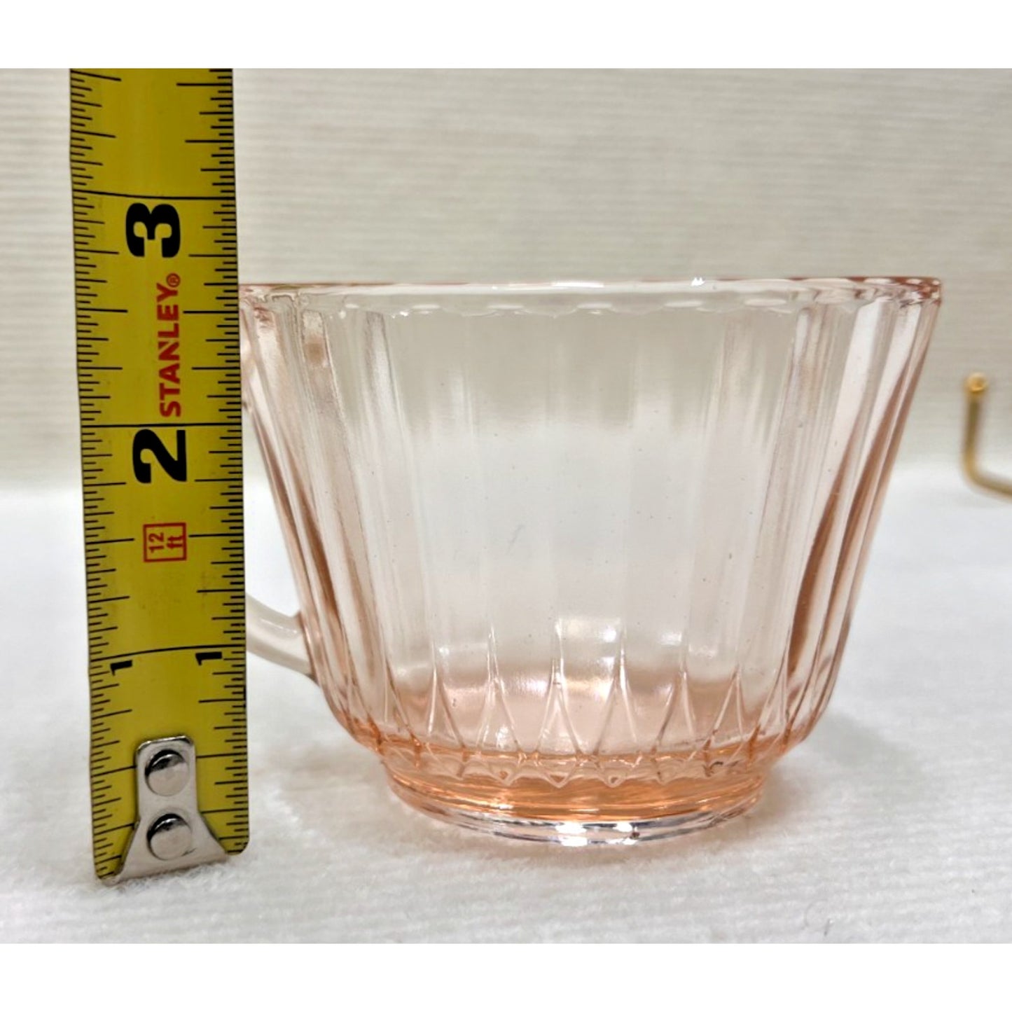 Vtg 1930's Macbeth Evans Pink Petalware Depression Glass 16pc 4 Place Setting