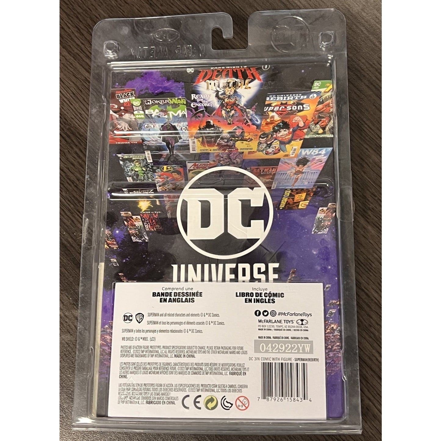2022 McFarlane Toys DC Direct Page Punchers: Superman (Rebirth) Collectible Pack