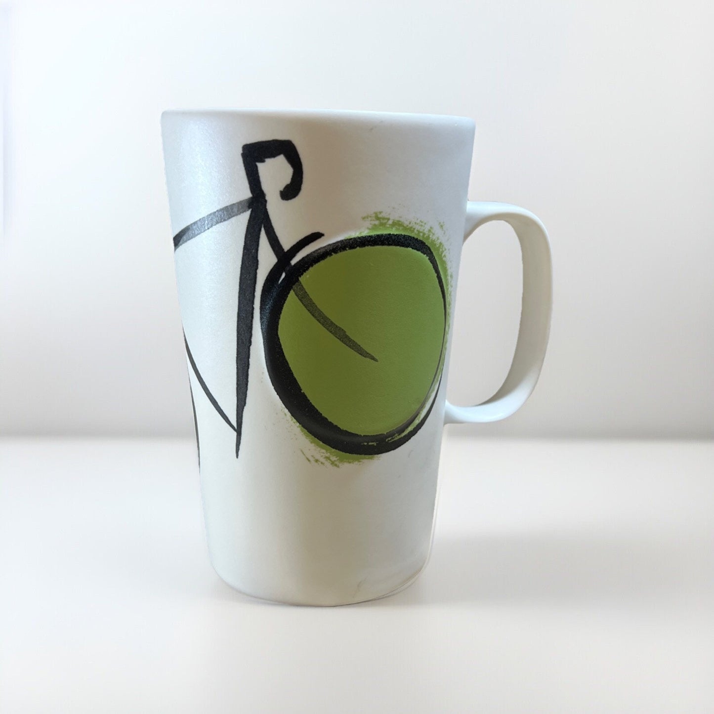 Starbucks Dot Collection Green Bicycle Coffee Mug Ceramic Cup 16 Oz 2015