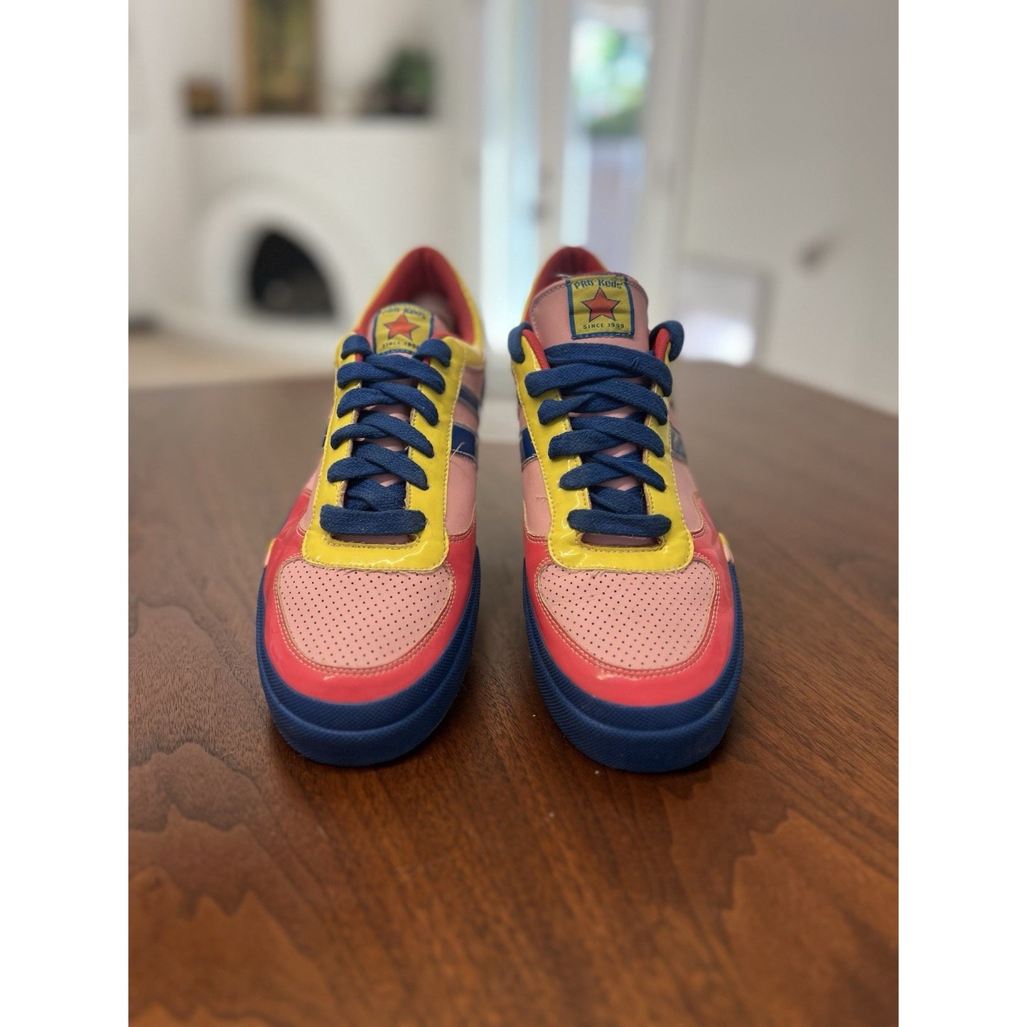 Vtg 2000s Pro Keds Royal Skyhawk Bubble Yum PM5003 Pink Leather Rare Size 11.5