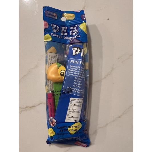 Skully The Parrot PEZ Dispenser From Jake And The Pirates Series - UNOPENED
