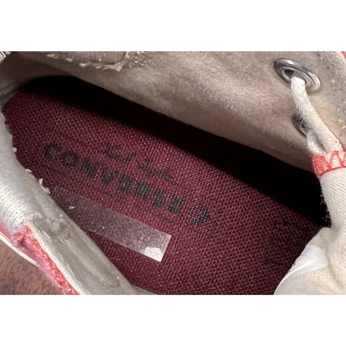Converse Chuck 70 Hi Sedona Red Pink Retro Stripe Sneaker 163367C Mens 7.5