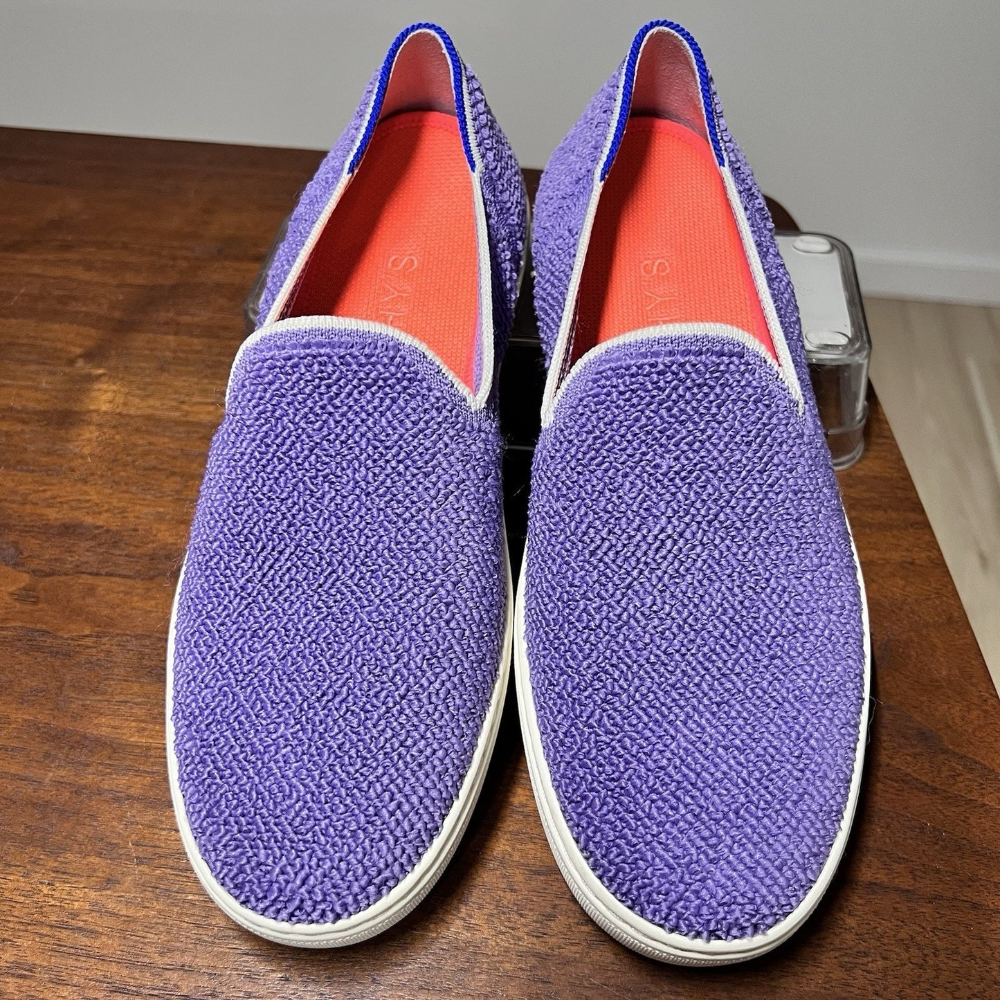 Rothy’s Terry Sneaker 7.5 Amethyst Purple Slip On Womens 38 EU
