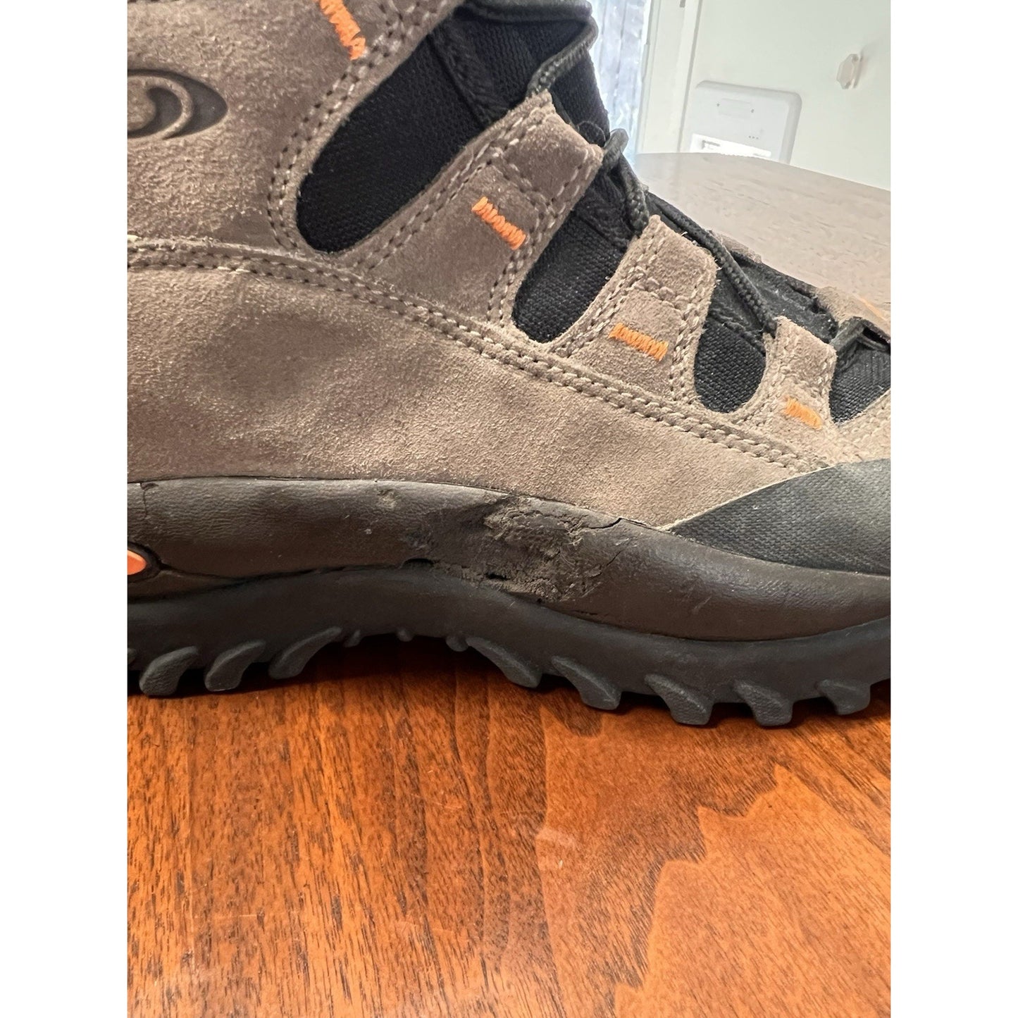 Salomon Contagrip Clima-Dry Mens Hiking Boots Size 8.5 Gray YYII-S8