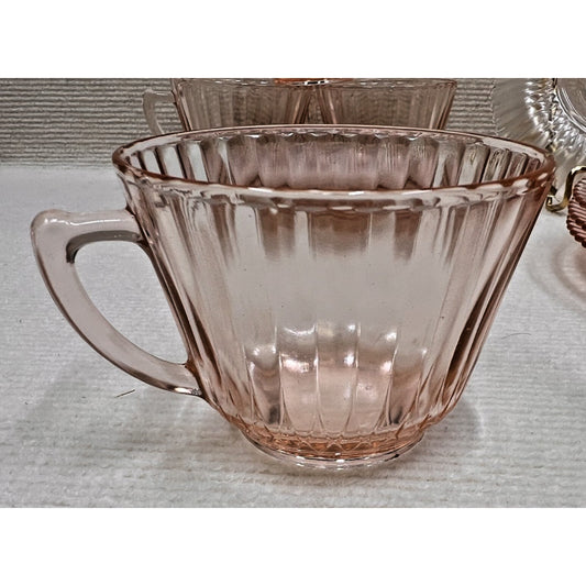 Macbeth Evans Pink Petalware Coffee / Tea Cup - Vintage Replacement