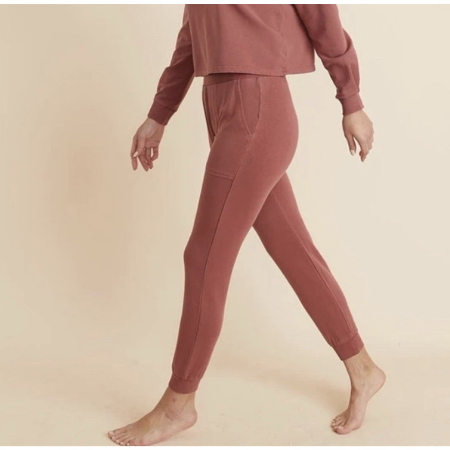 Marine Layer Women Jogger (S) Sammi Sweatpants Cozy Lounge Soft Girl Capsule