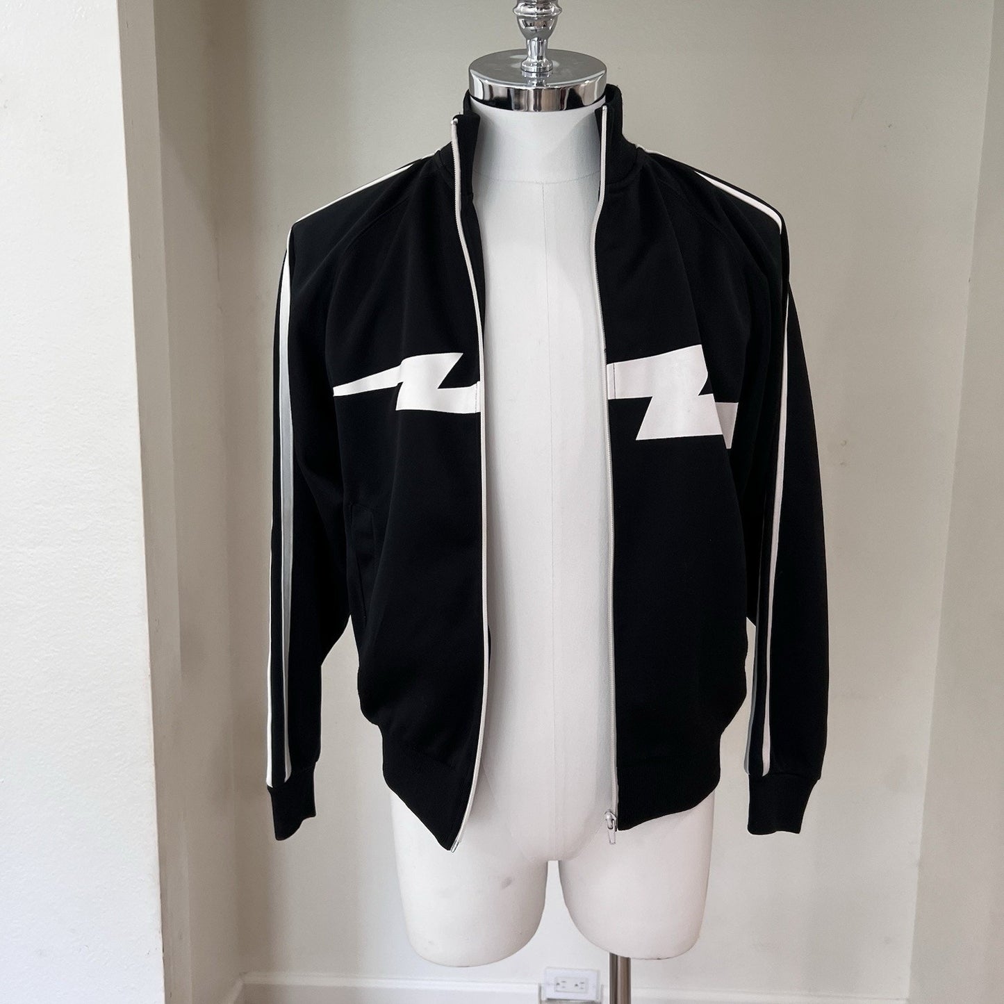 XS Family Guy Stewie Track Jacket Lighting Bolt Vintage Retro Y2K Collectible