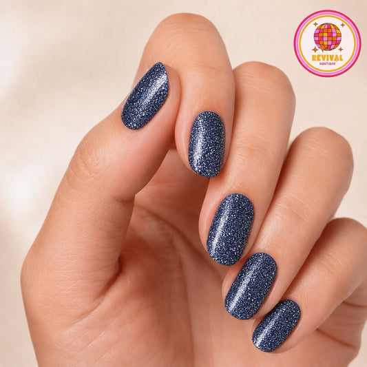Moon River Color Street Nail Polish Strips FMG096 Dark Glitter Moody Witchy