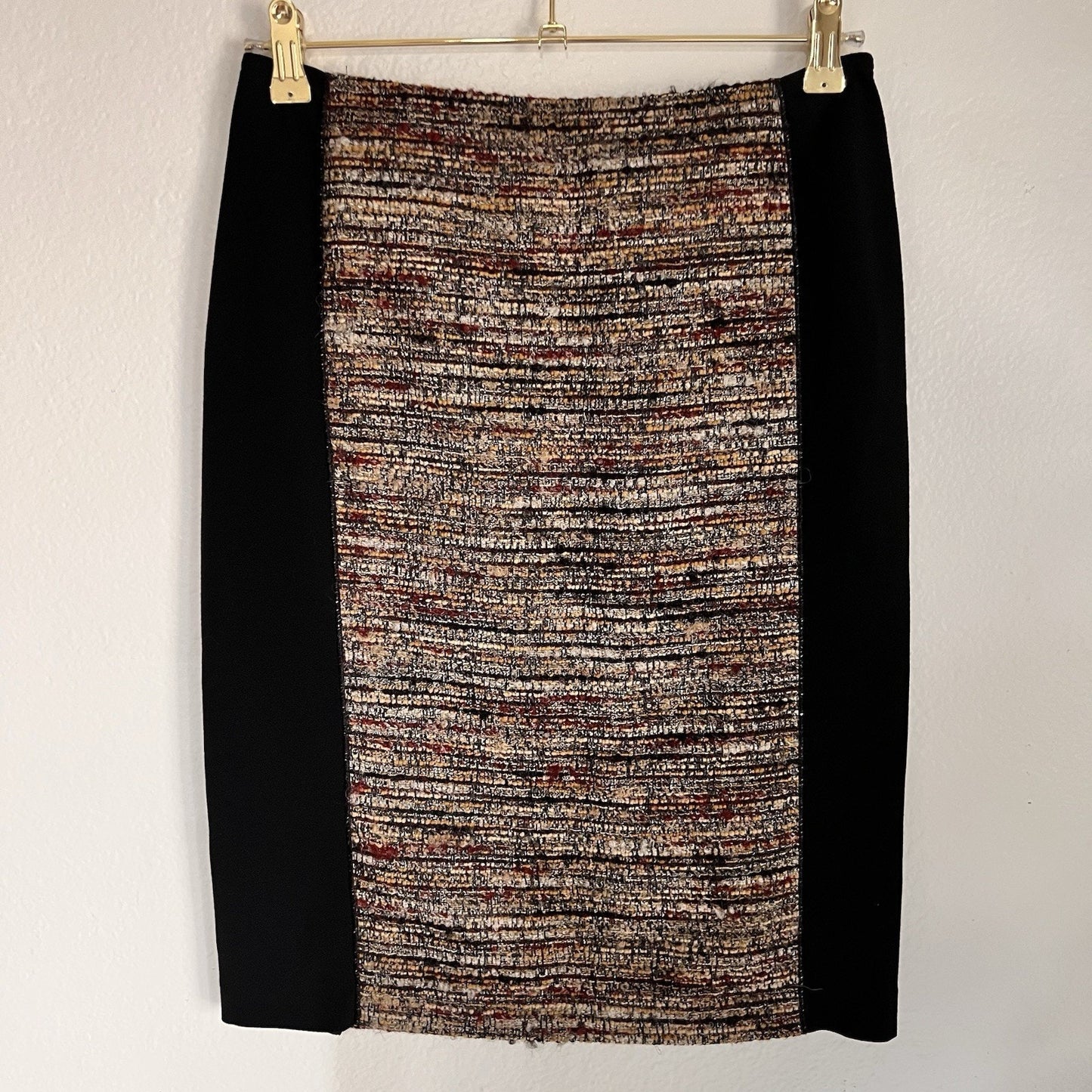 Lafayette 148 Womens Size 2 Tweed Pencil Skirt Wool Blend Designer Professional