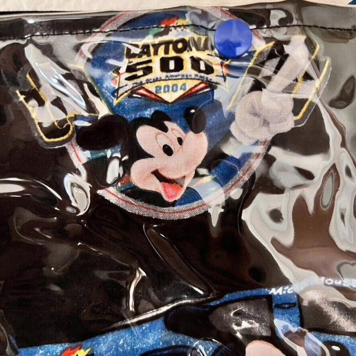 RARE Mickey Mouse 2004 Daytona 500 NASCAR Tote Bag Collectible Souvenir Disney