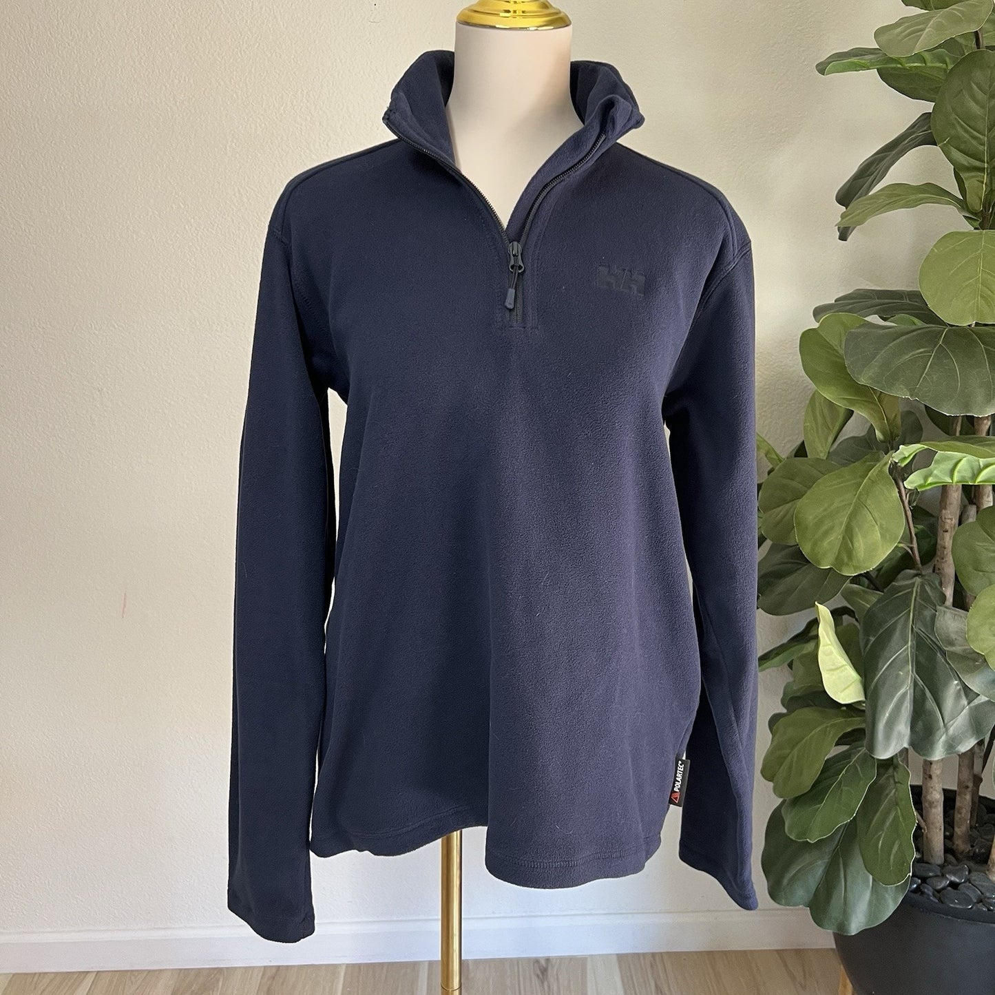 Helly Hansen Mens M Daybreaker Polartec 1/2 Zip Fleece Pullover Jacket Sweater