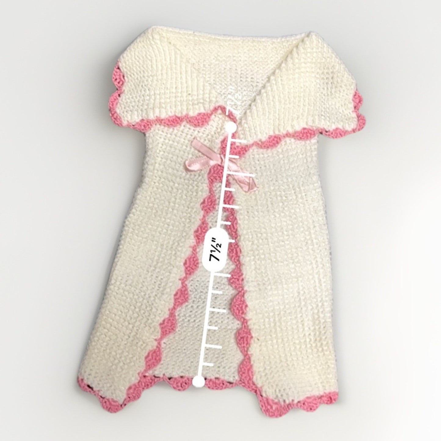Vtg White & Pink Infant Outfit Hat Blanket Wrap Buster Brown Toe To Crown Box