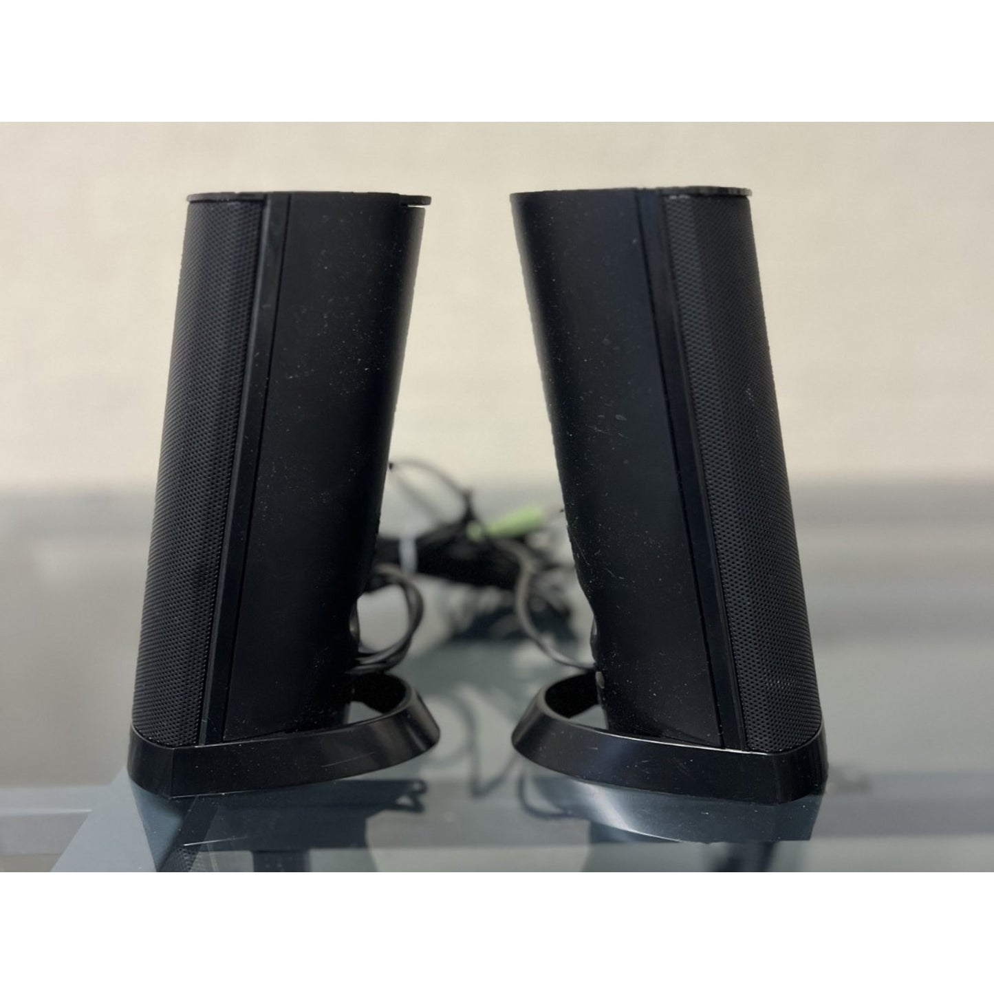 Black Dell AX210 Desktop Laptop USB Powered 3.5mm Multimedia Speaker System