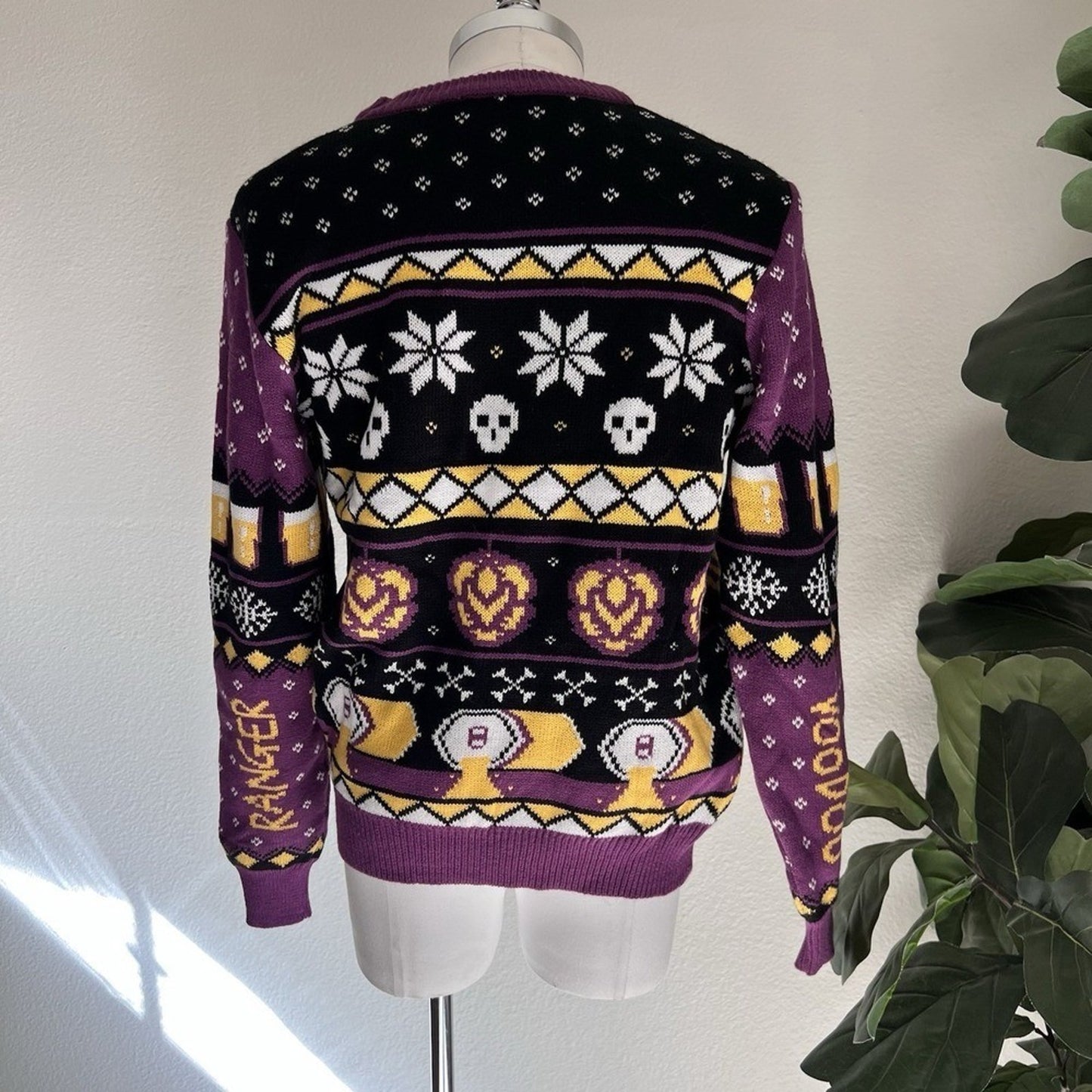 Voodoo Ranger Medium Ugly Christmas Sweater Holiday New Belgium IPA Craft Beer